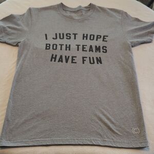 Gray T-Shirt with Fun Slogan